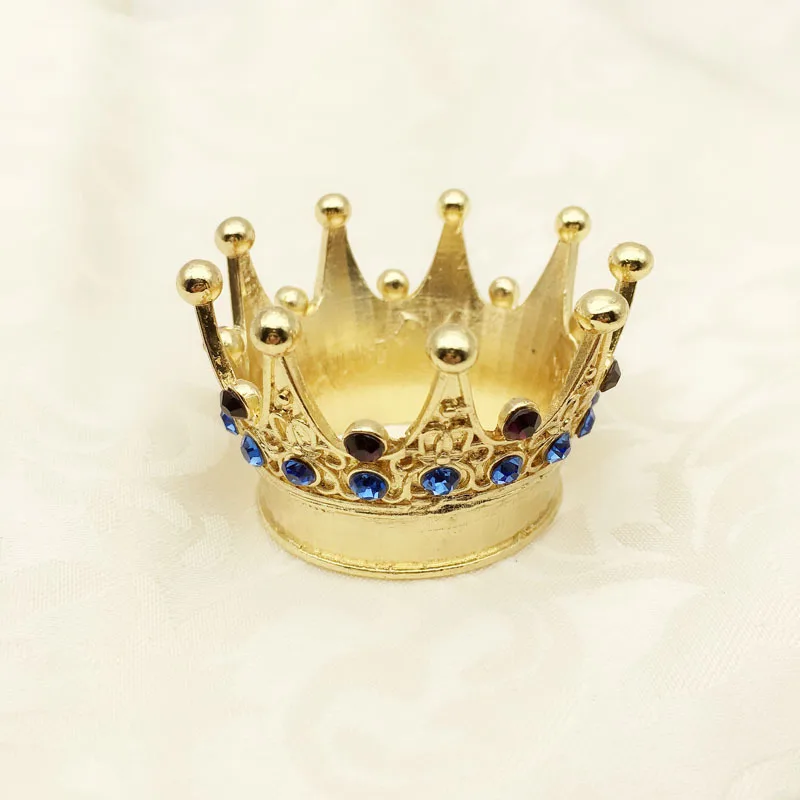 

6PCS hotel western food napkin buckle crown mouth ring diamond napkin ring napkin ring cloth ring
