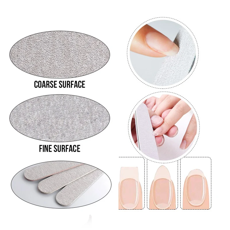 Пилка для ногтей 5 шт.|sanding nails|nail filesanding nail file |