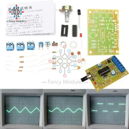 

ICL8038 Monolithic Function Signal Generator Module DIY Kit Sine Square Triangle