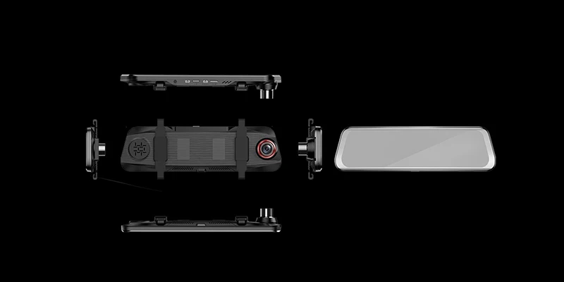 Автомобиль Mointor Камера HD 1080 P 6,86 дюйма ips Экран 6G широкоугольный H.264 Объектив g-сенсор видео фото автомобилей DV DVR Регистраторы