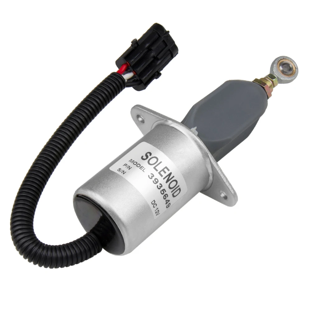 3/" Diesel Fuel Shut Off Solenoid For Ford Cummins 6CT 3931570,3935649 5.9L 8.3L