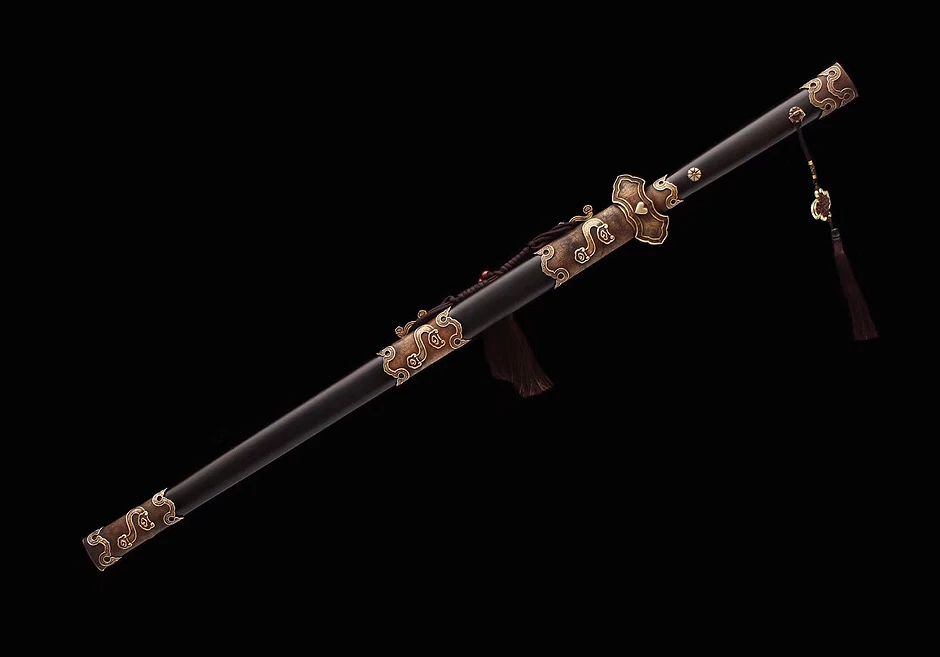 

Chinese Tang Dynasty Sword Hand-made Damascus Folded Steel+Fine Polished Han Dynasty Very sharp Famaus blade