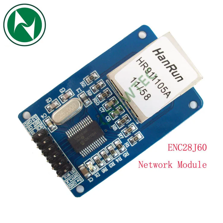 

ENC28J60 Ethernet LAN Network Module Schematic For Arduino 51 AVR LPC