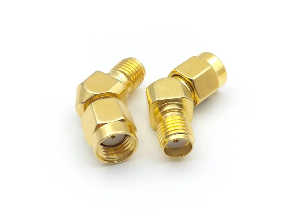 100PCS 45 Degree SMA Female to RP-SMA Male Connector and 135 Degree Angle wholesale