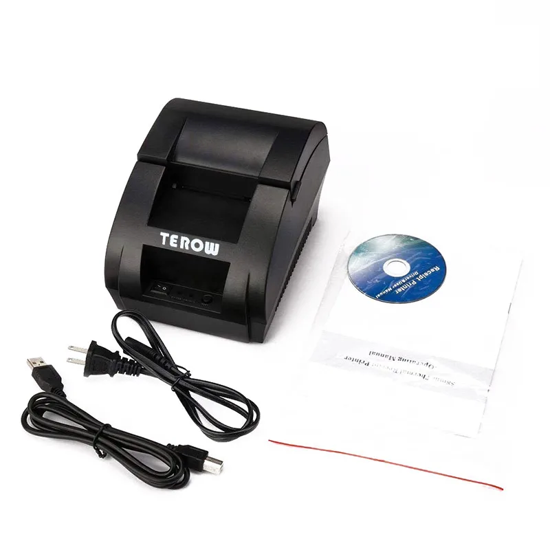 TEROW 5890K Thermal Receipt Printer POS Printer USB Paper Roll Port