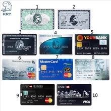 XIWANG Real Capacity Bank Card USB Memory stick HSBC MasterCard Credit cards USB Flash Drive 64gb Pendrive 4GB 8GB 16GB 32GB 2.0