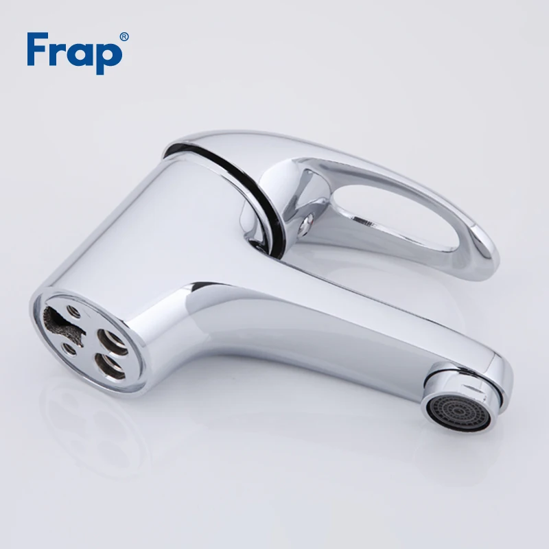Billig Frap Neue Ankunft Bad Becken Waschbecken Wasserhahn Einzigen Griff Küche Heißer und Kalter Wasser Mischbatterien Chrome Fertig Kran f1003