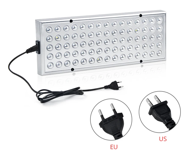 Полный спектр светодиодный светильник для растений 85-265 в 144 светодиодный s 75 светодиодный s UV IR Phyto панель светильников светильник для выращивания растений в горшках