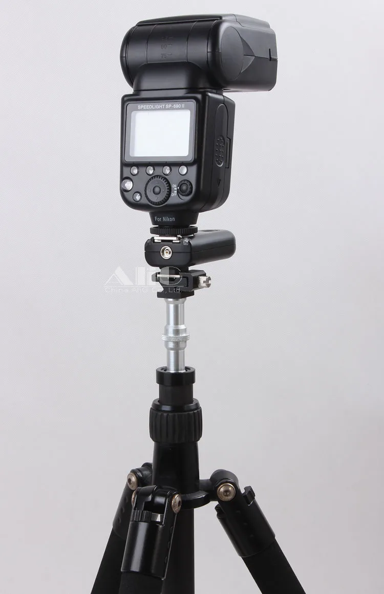 Штатив для вспышки 1/4 3/8 дюйма с медным адаптером|lighting stand accessories|camera photo studioflash light |