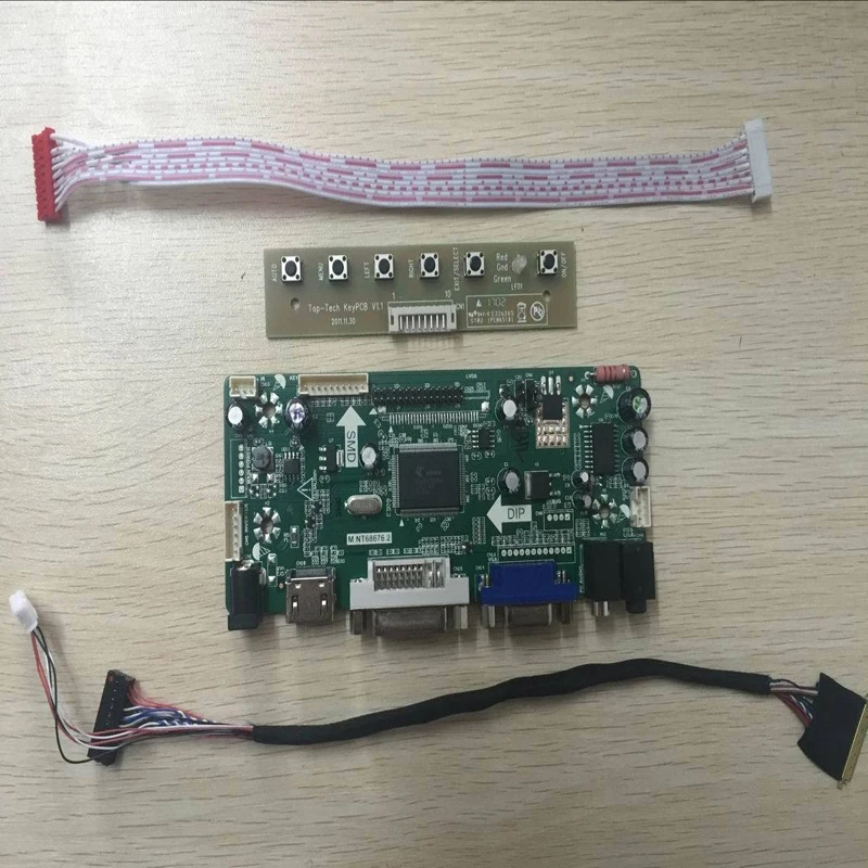 Latumab LCD LED LVDS Controller Board Driver kit for LM101NWT2 R0 HDMI + DVI VGA Free shipping | Компьютеры и офис