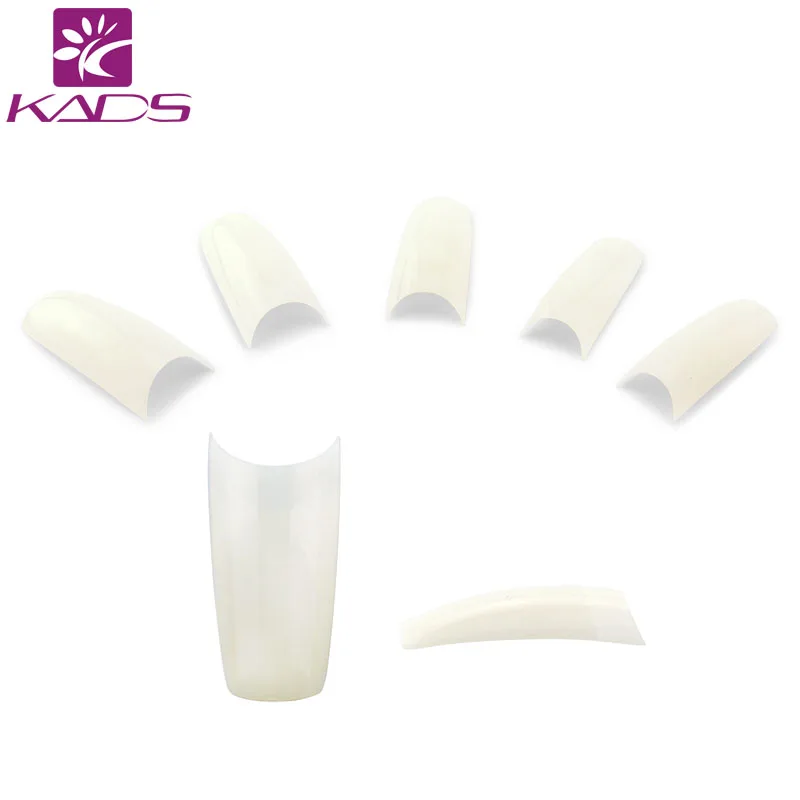 

500pcs Acrylic Clear/ Natural / White False Nail Half Tips Ultra thin Transparent fake nails Made in KOREA nail tip