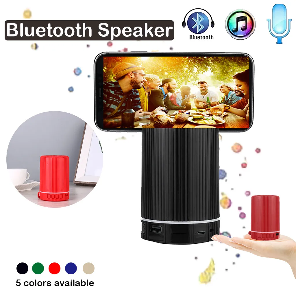 

HIFI Portable Wireless Bluetooth Stereo Sound SD Card FM USB Speaker Subwoofer For Smartphone Tablet PC