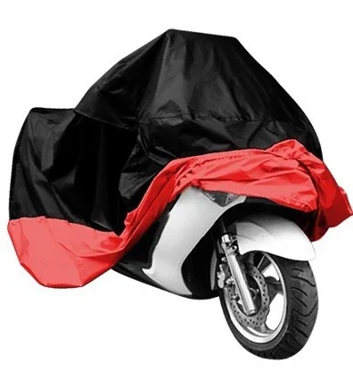 Мотоциклетный Чехол для harley Street Glide Ультра классический мотоцикл защита от дождя палатка Touring Honda out/indoor Moto Cover - Цвет: Black and Red