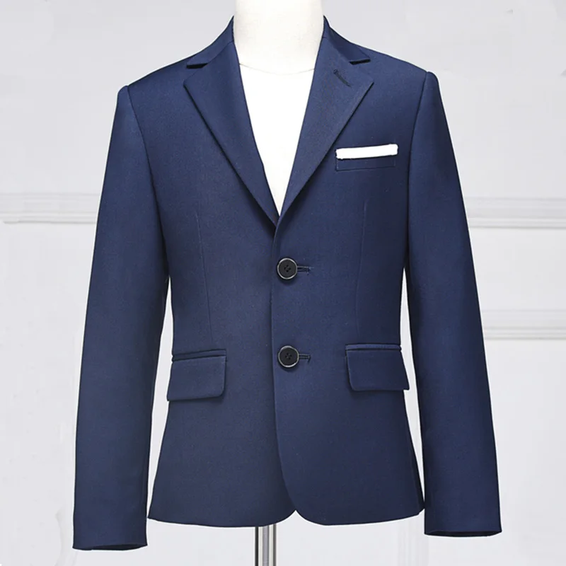 2018 Boys Top Suit School Clothes Children Formal Slim coat Clothes Kids Wedding Prom Suit Christmas Costumes Top suit only (10)