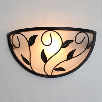 

American pastoral country creative corridor bathroom balcony bedroom bedside living room wall lamp