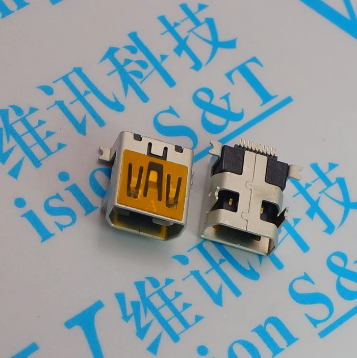 Мини USB разъем после 10 P вперед USBMINI mini женский контактный | Электронные компоненты
