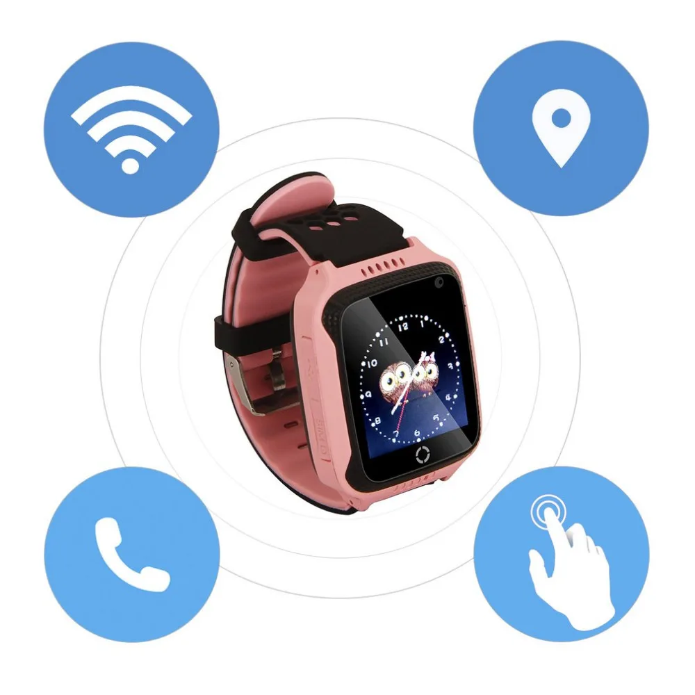  M05 GPS GPRS positioning echtzeit Tracker Lage SOS Anruf Remote Kamera Monitor Taschenlampe Uhr Arm