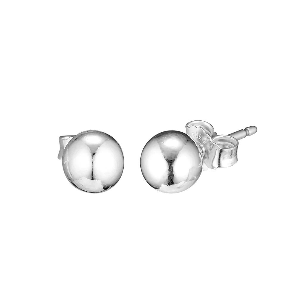 

2018 Christmas Real 925 Sterling Silver Earrings for Women Lunar Light Stud Earrings Original Jewelry DIY Making