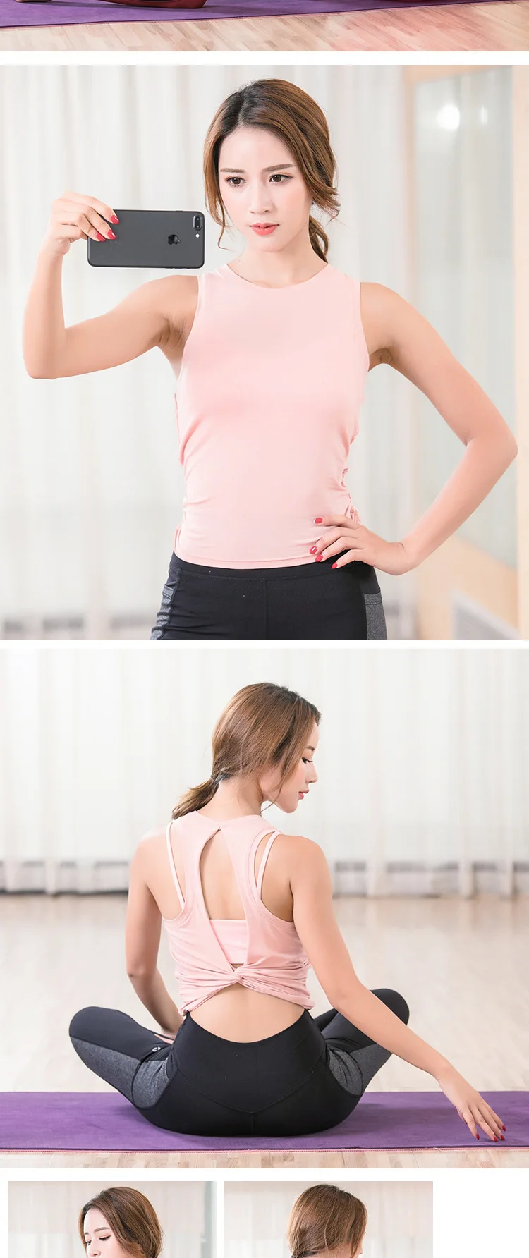 Top curto Mulheres Slim Fit Wworkout Gym