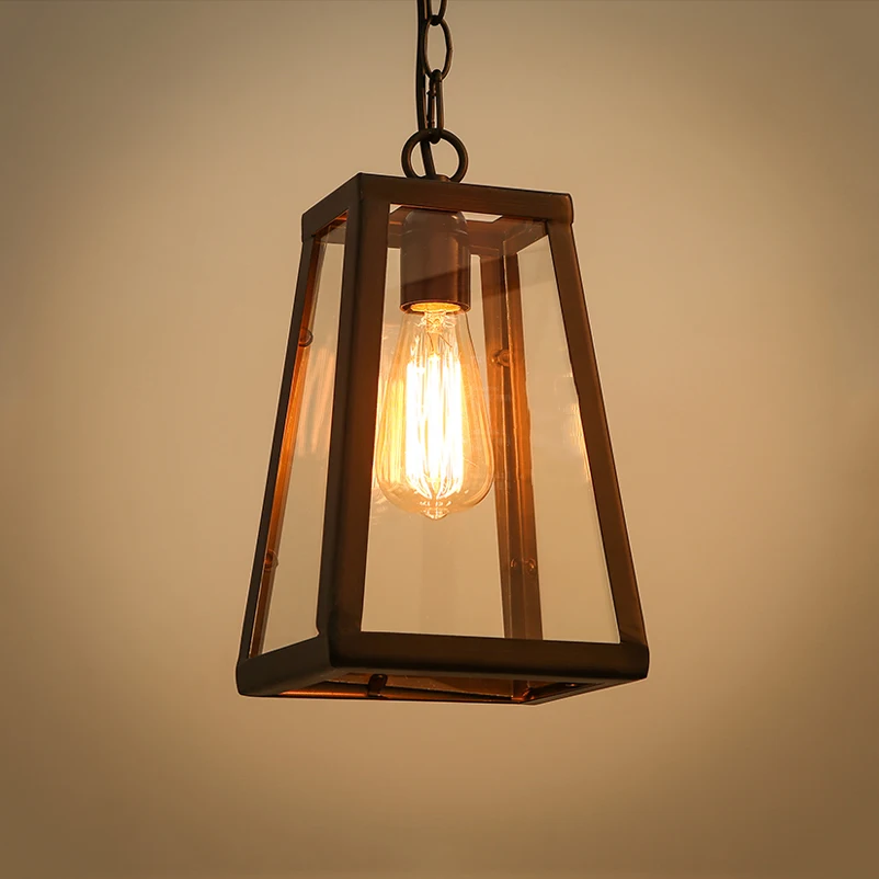 

Retro Loft Dining Room Pendant Lamp Corridor Aisle Pub Club Bar Cafe Light Restaurant Hanging Lamp Single Head Light