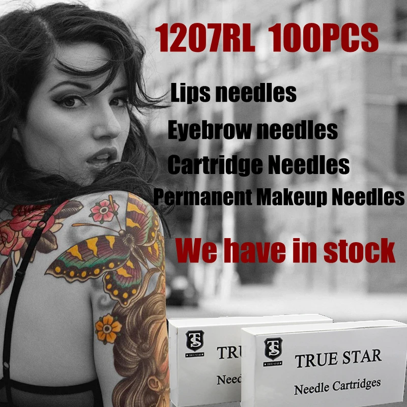 25 Boxes Cartridge Needles 3/5/7/9RL/9RM needles 3RL 9RL 15RS needles 15rt tips 11mm ink cups