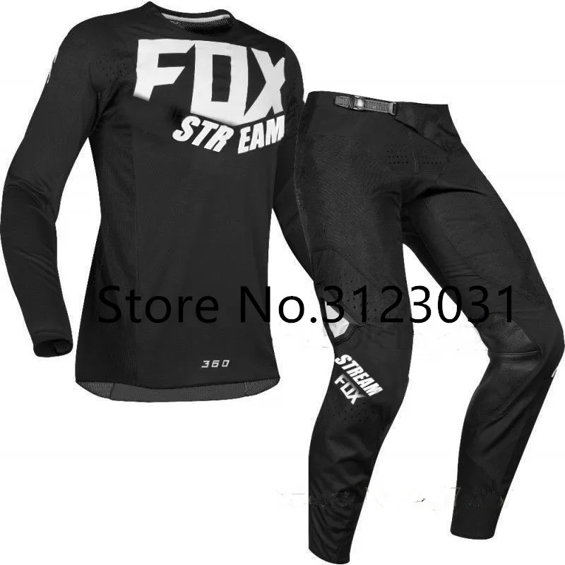 

3 Colors 2019 STREAM FOX Racing 360 Gear Set Motocross suit MX Motorcycle jersey and pants