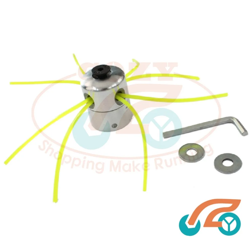 Aluminum Trimmer Head Cutting Line Head Brush Cutter Head 4 Lines Nylon