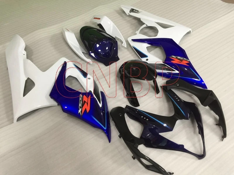 Abs обтекатель для Suzuki GSXR1000 2005 2006 K5 синий черный белый кузов обтекатели GSXR 1000 06 без