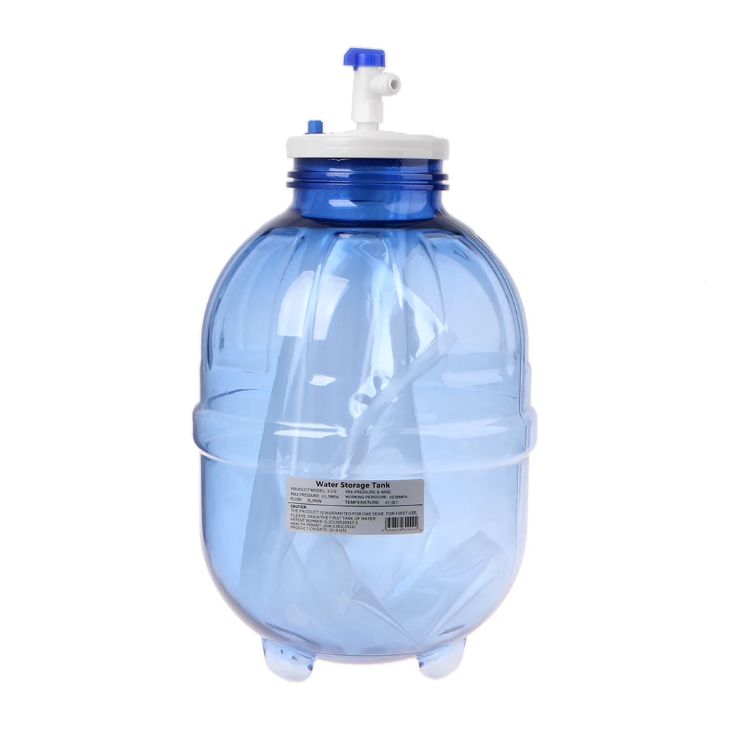 

3.2 Gallon Transparent Plastic Water Storage Tank For Reverse Osmosis for Reverse Osmosis System