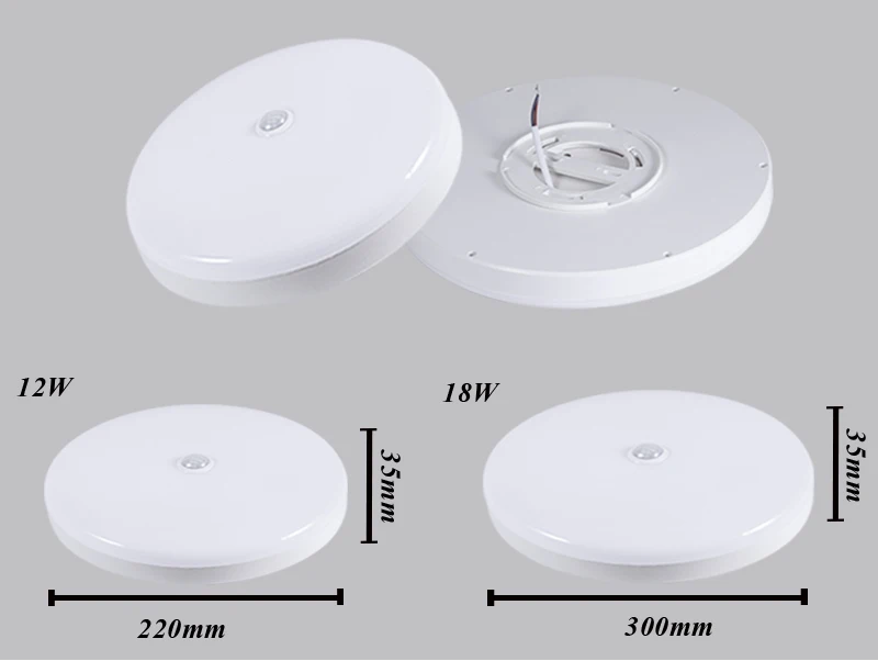 Lâmpadas de Teto com Sensor de Movimento Luz de Teto Pir para Sala de Estar Lampada Levou Noite Iluminação Escadas Varanda Led 7 High Quality Luzes e Iluminação
