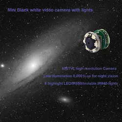 0.0001lux белый/черный видео Камера с подсветкой для безопасности (ночного видения, 55deg угол)