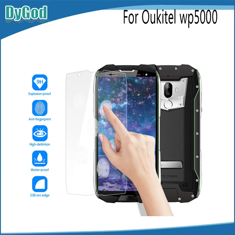 DyGod For Oukitel wp5000 Tempered Glass Film Screen Protector Mobile Accessories Anti-shatter | Мобильные телефоны и
