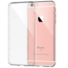 Mobile phone bag case For iPhone 6 Case Clear Silicone Protective shell for iPhone 6s 6 plus 5 5s SE back cover 6s phone shell