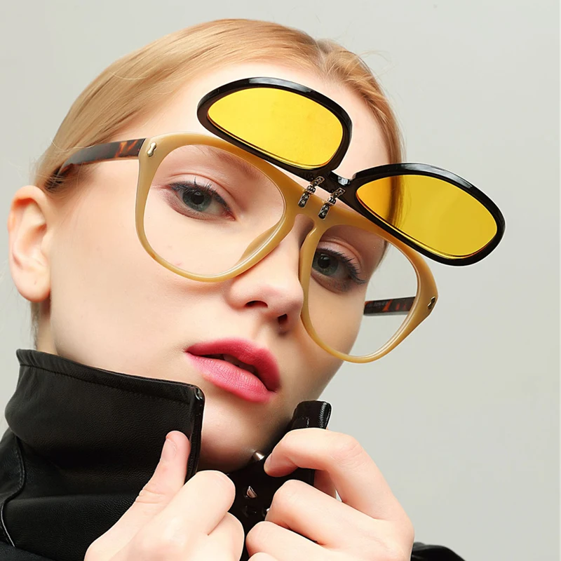 Kottdo 2018 Fashion Fashion Cat Eye Sunglasses Women Men Glasses Big