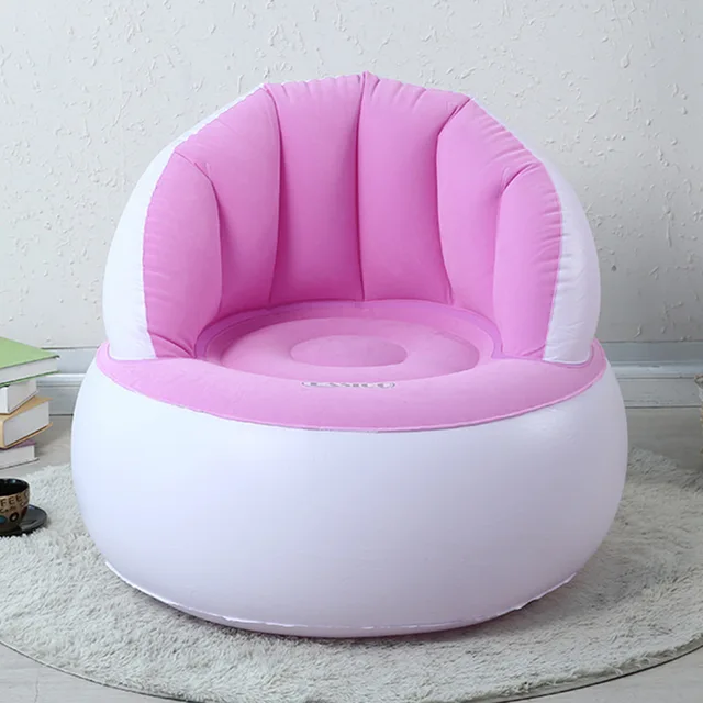 Best Price Flocking inflatable sofa lazy sofa chair single foldable cute creative children sofa bedroom living room sofa shell bean bag Best Price Flocking inflatable sofa lazy sofa chair single foldable cute creative children sofa bedroom living room sofa shell bean bag