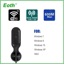 USB Wifi Adapter 600mbps Dual Band Wi-fi Dongle Computer AC Network Card USB 2.0 Antenna 802.11ac/b/g/n 2.4Ghz+5.8Ghz USB Wifi Adapter 600mbps Dual Band Wi-fi Dongle Computer AC Network Card USB 2.0 Antenna 802.11ac/b/g/n 2.4Ghz+5.8Ghz