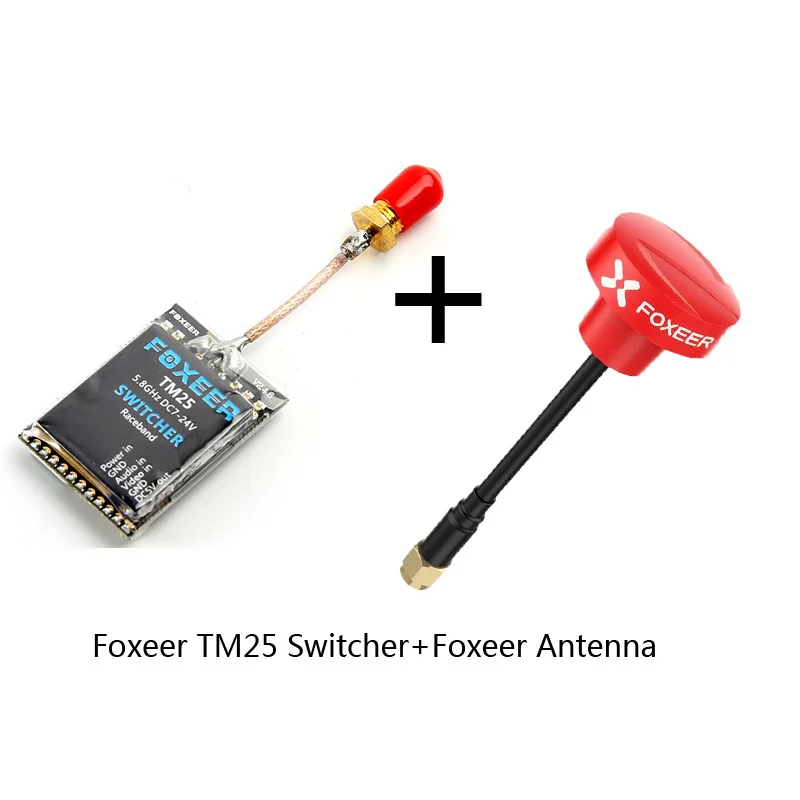 Foxeer 5,8 GHz 40CH RaceBand TM200 передатчик с мягким кабелем для FPV Racing Drone QAV250 210