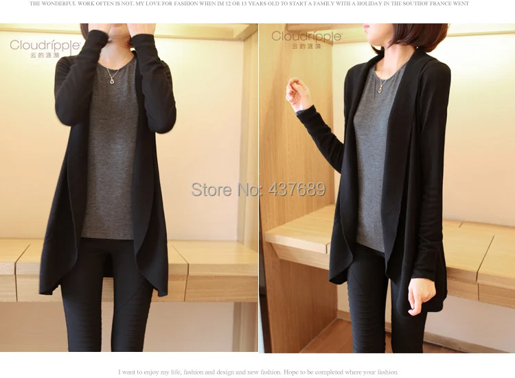 Free shipping soft comfortable new fashion women knitted sweater cardigan outerwear shawl long sleeve jacket knitwear coats