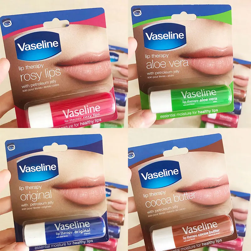Online Vaseline Hydrating Organik Lip Balm Bibir Petroleum Jelly Essentail Makeup Pelembab Menutrisi Halus Bayi Lip Care Lipstik Dasar