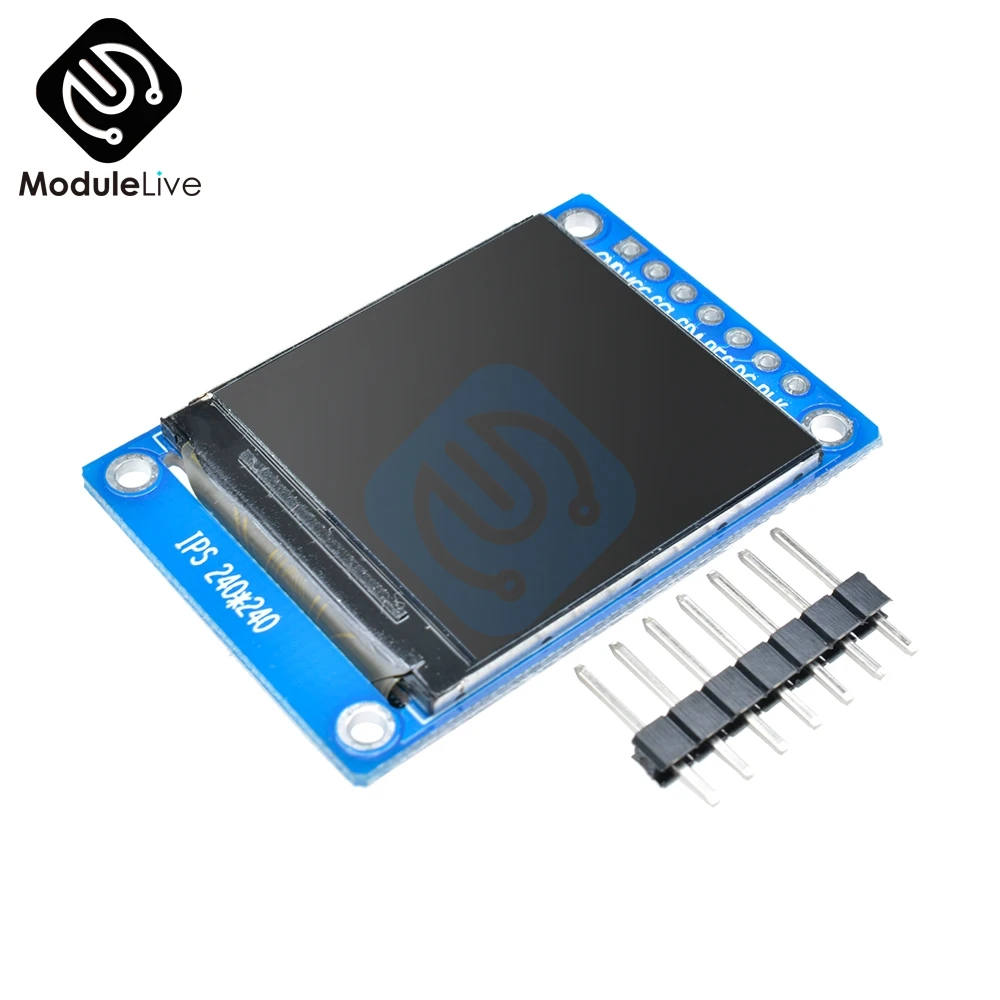 

1.3 inch 1.3" 240x240 Digital LCD Display Module Bare Screen 240*240 65K SPI Serial Full Color RGB TFT IPS LCD Screen Board