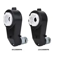 6v/12v 8000rpm-caixa de engrenagens elétrica do motor da c.c. de 23000rpm de baixo nível de ruído desgastar-resistente caixa de engrenagens do motor da c.c. para o brinquedo do carro das crianças da motocicleta