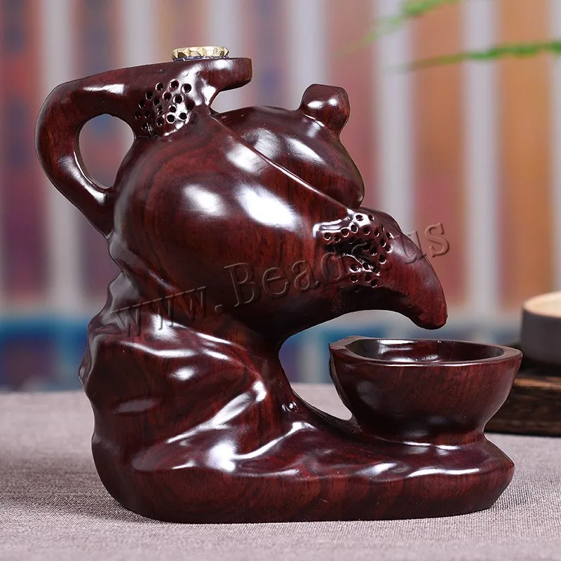 Traditional Chinese Teapot Incense Burner smoke Waterfall Backflow Incense Burner Ceramic Incense Holder censer Home Decoration