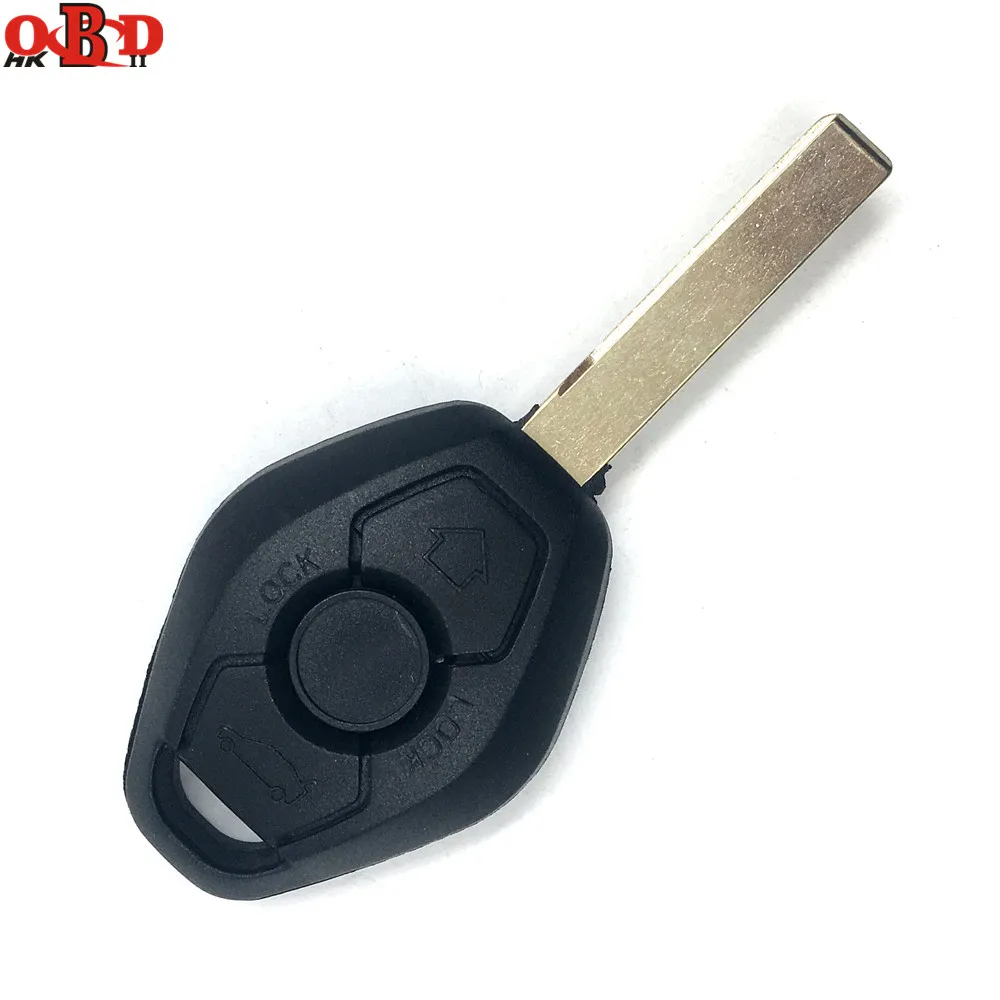 

HKOBDII 10pcs, FOR BMW X3 X5 EWS System 433/315MHz 3 Buttons General Straight Remote Car Key With 7935/ID44 Chip