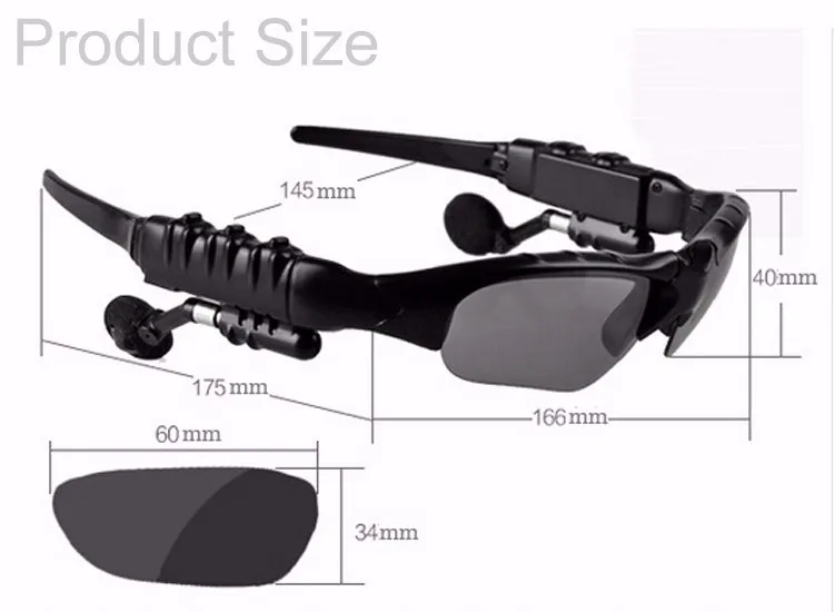 Bluetooth Sunglasses Sun Glasses Polarized Wireless Headphone With Microphone Outdoor Glasses with Mic Casque for sony xiomi