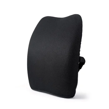 

Mesh Breathable Healthcare lumbar support pillow soft memory foam Office chair car Lumbar Cushion back Support Travel Pillow