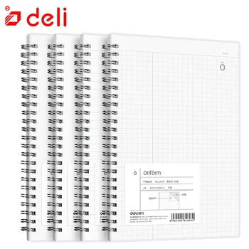 

Deli Note book 210mm*148mm for Office staff & School students 70 Sheets Planner Book Memos coil notebook & diary