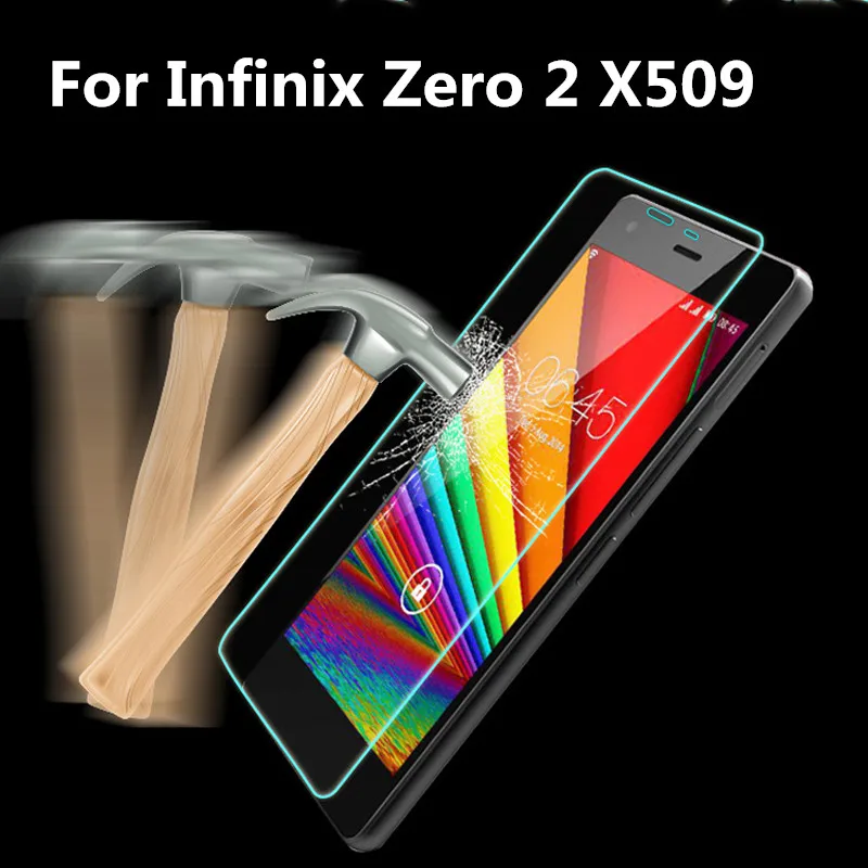 10pcs/lot 0.3mm Ultra Thin Tempered Glass Anti Explostion Screen Protector Protective Film For Infinix Zero 2 X509