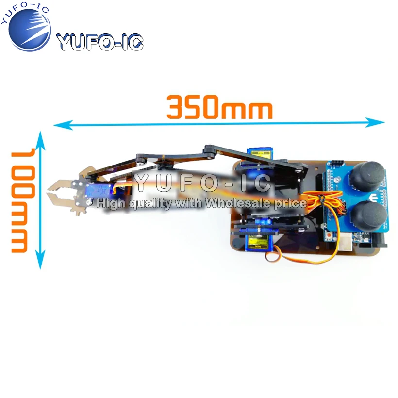 Манипулятор рука робота сделать электронные части UNO учебный набор акрил и вежливый 0,12-X