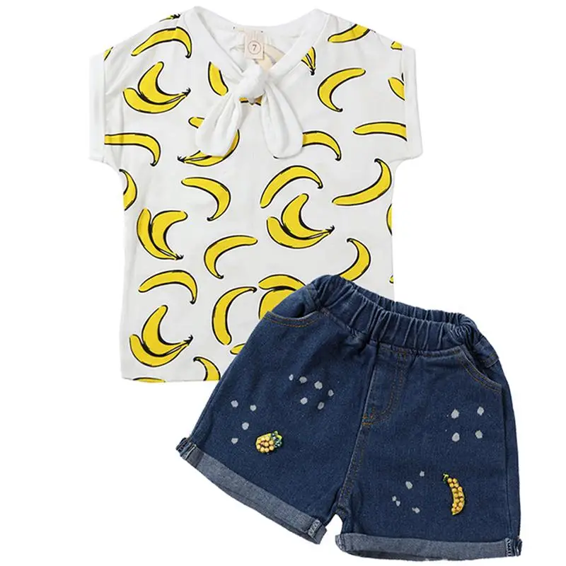 

2019 Summer Set Chiffon Vest 2 Piece Sets Children Clothing Baby Girl Clothes Suits For Girls Outfit Kids Clothes 2 5 6 7 Years