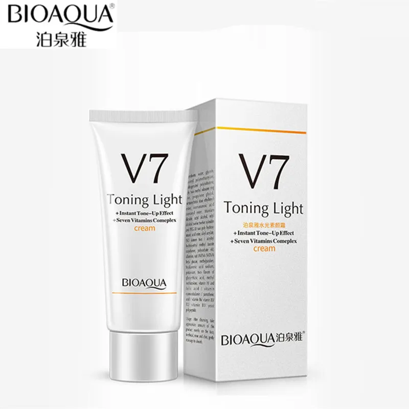 BIOAQUA V7 тонизирующий легкий консилер мазь крем питание увлажняющий отбеливающий